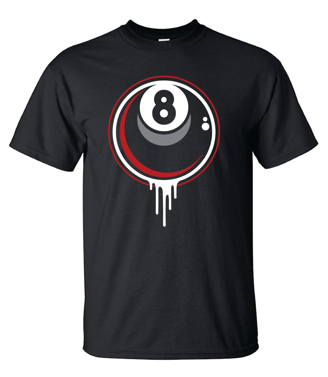 Eight ball drip t-shirt